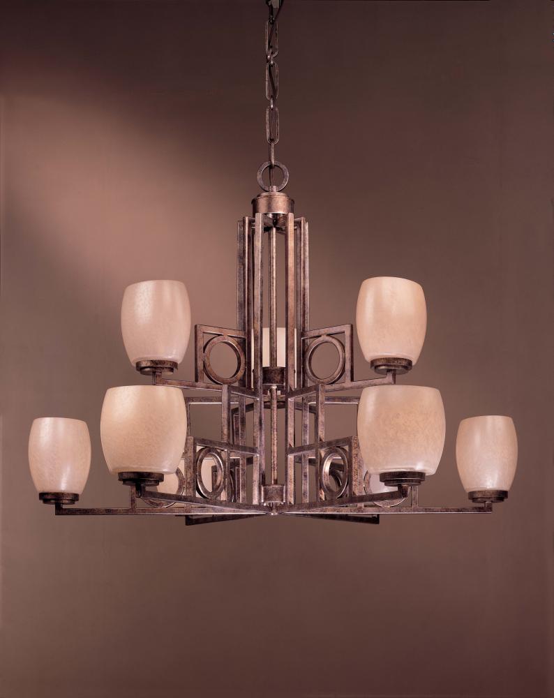 9 Light Chandelier