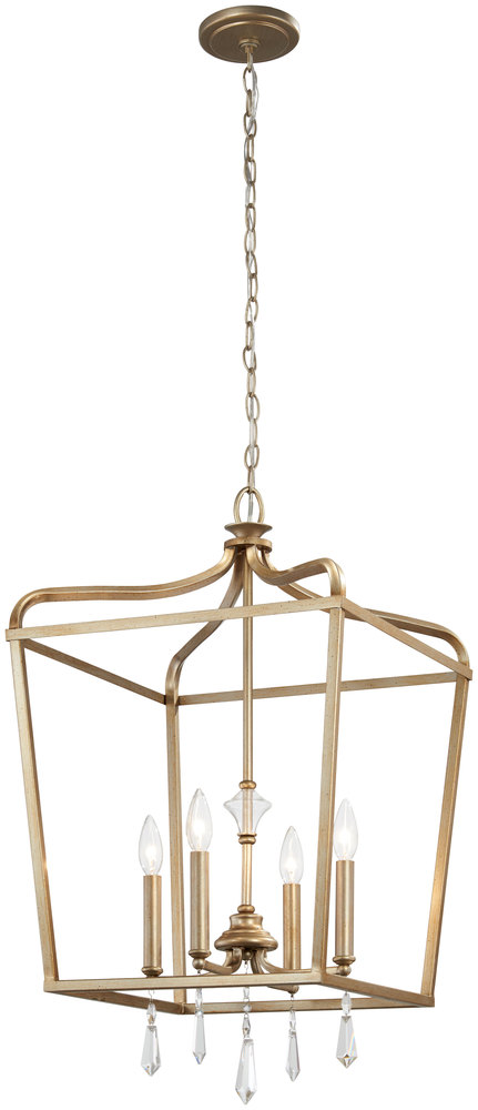 Laurel Estate - 4 Light Pendant(convertible To Semi Flush)