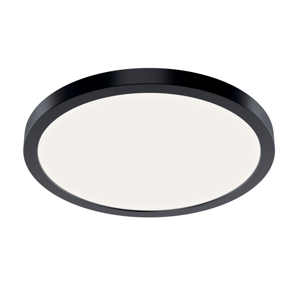 Ara 11.25" Round LED Flush mount in Black