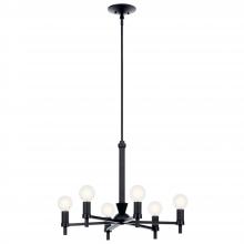 Kichler 52424BK - Chandelier 6Lt