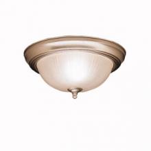Kichler 8653NI - 11.5" 2 Light Flush Mount Brushed Nickel
