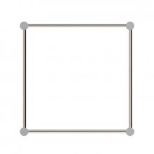 Sonneman 23QSCSR22R120PHA - 24"/24" Square LED Wall Bar