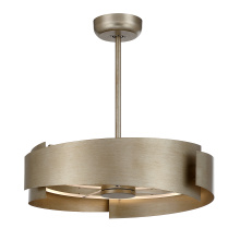 Savoy House 28-FD-455-53 - Amiena LED Fan D'Lier in Silver Patina