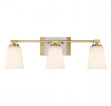 Savoy House 8-6901-3-322 - Darby 3-Light Bathroom Vanity Light in Warm Brass