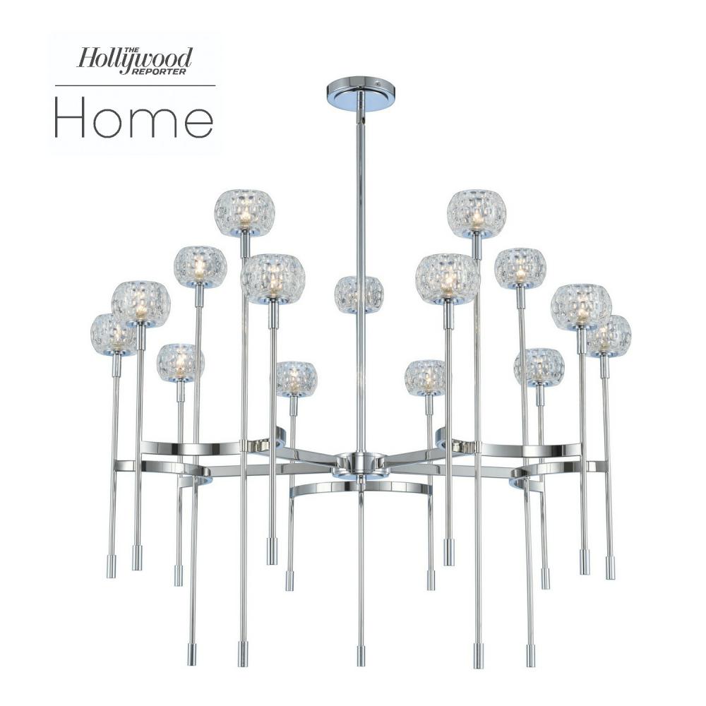 Mae (10 + 5) Light 2 Tier Chandelier