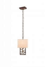 Kalco 504150BZG - Hudson 1 Light Mini Pendant