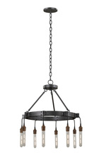 Kalco 506270MGM - Stuyvesant 8 Light Chandelier