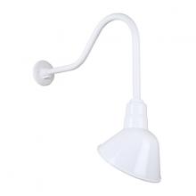 Hi-Lite MFG Co. H-QSN18110-SA-93/QSNHL-H-93 - 10" Gooseneck Light Angle Shade, QSNHL-H Arm