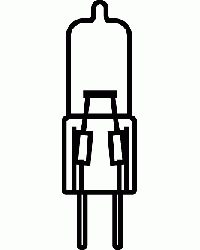 12V-50W T4 Halogen Bi-Pin