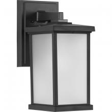 Progress P560289-031 - Trafford Non-Metallic Lantern Collection One-Light Textured Black Frosted Shade Traditional Outdoor