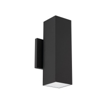 WAC US WS-W220212-CS-BK - Cubix 12" 2-Light LED WALL SCONCE 5CCT