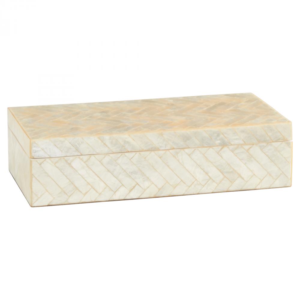 Triton Rectangle Box | Pearl | Small