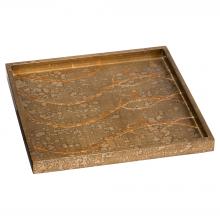 Cyan Designs 12254 - Florence Tray | Bronze Lacquer | Square