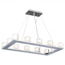 PLC Lighting 3488 PC - 12 Light Pendant Glacier Collection 3488 PC