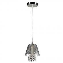 PLC Lighting 81823 SILVER - 1 Light Mini Pendant Nikko Collection 81823 SILVER