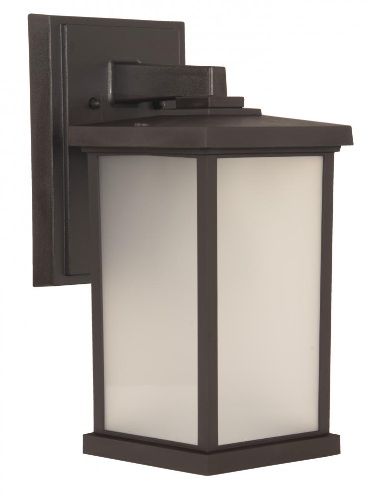 Resilience 1 Light Medium Outdoor Wall Lantern in Bronze