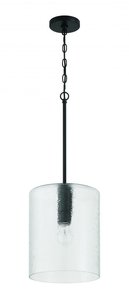 Lyndsey 1 Light Pendant in Brushed Polished Nickel