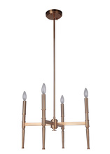 Craftmade 44624-SB - 4 Light Chandelier