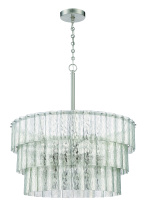 Craftmade 48690-BNK - Museo 12 Light Pendant in Brushed Polished Nickel