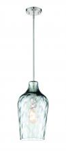 Craftmade P726BNK1 - 9" 1 Light Mini Pendant in Brushed Polished Nickel