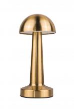 Craftmade 86291BRS-TR - Joni 1 Light LED Rechargeable Lamp in Brass