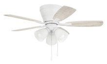 Craftmade WHL42W5C3 - 42" Hugger Ceiling Fan w/ 5 Blades,  3 Light Kit
