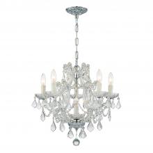 Crystorama 4405-CH-CL-SAQ - Maria Theresa 20'' Swarovski Spectra Crystal Polished Chrome Chandelier