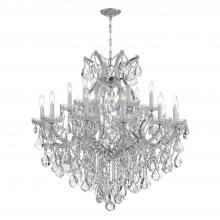 Crystorama 4418-CH-CL-S - Maria Theresa 19 Light Swarovski Strass Crystal Polished Chrome Chandelier