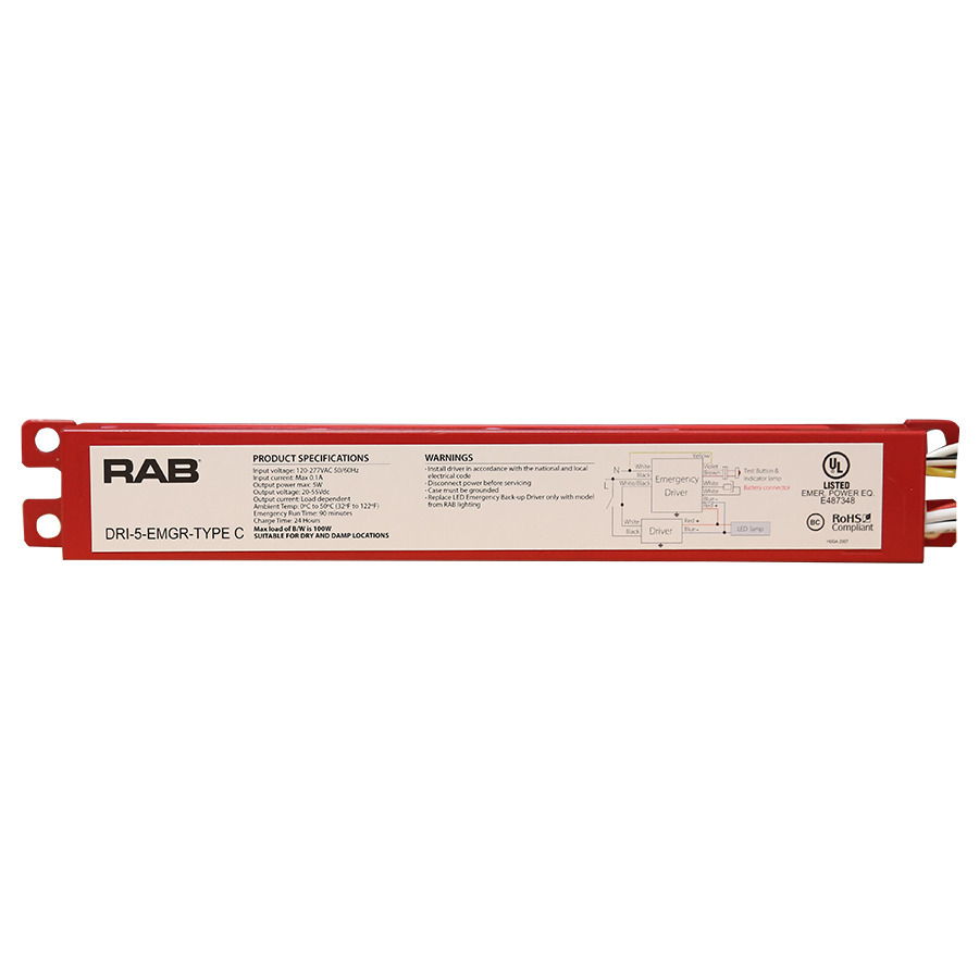 LINEAR TUBES EMERGENCY TYPE C DRIVER 5W