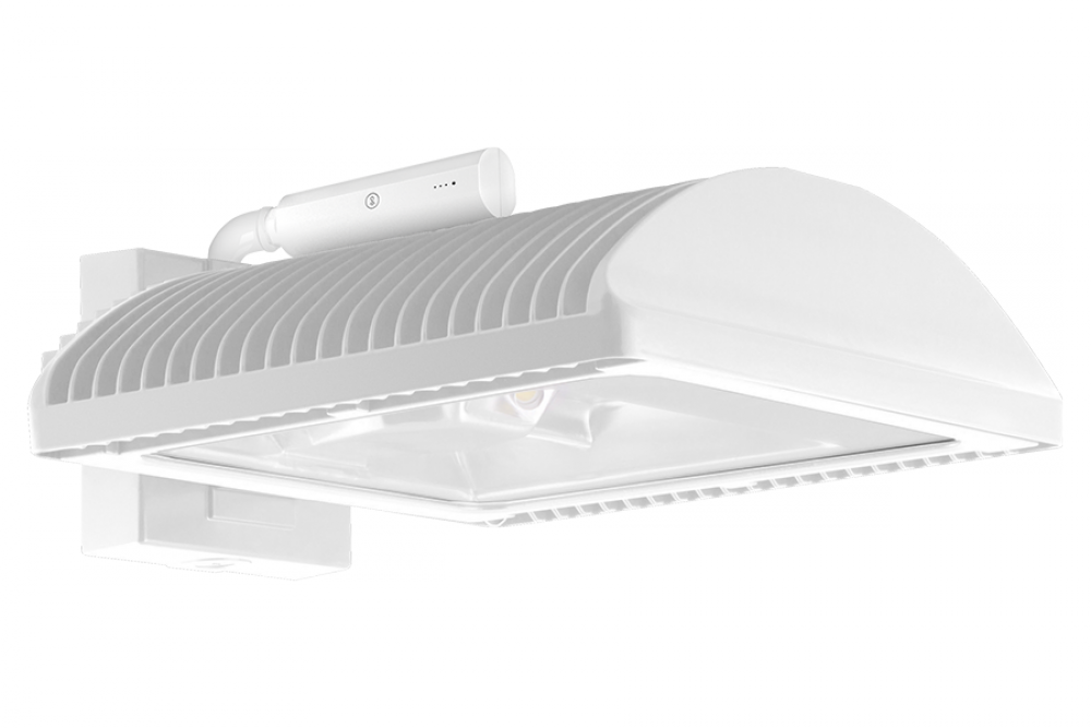 WALL PACKS 7517 LUMENS WPLED TYPE IV 50W 5000K FLAT WALL MOUNT 0-10V DIMMING LIGHTCLOUD CONTROLLER