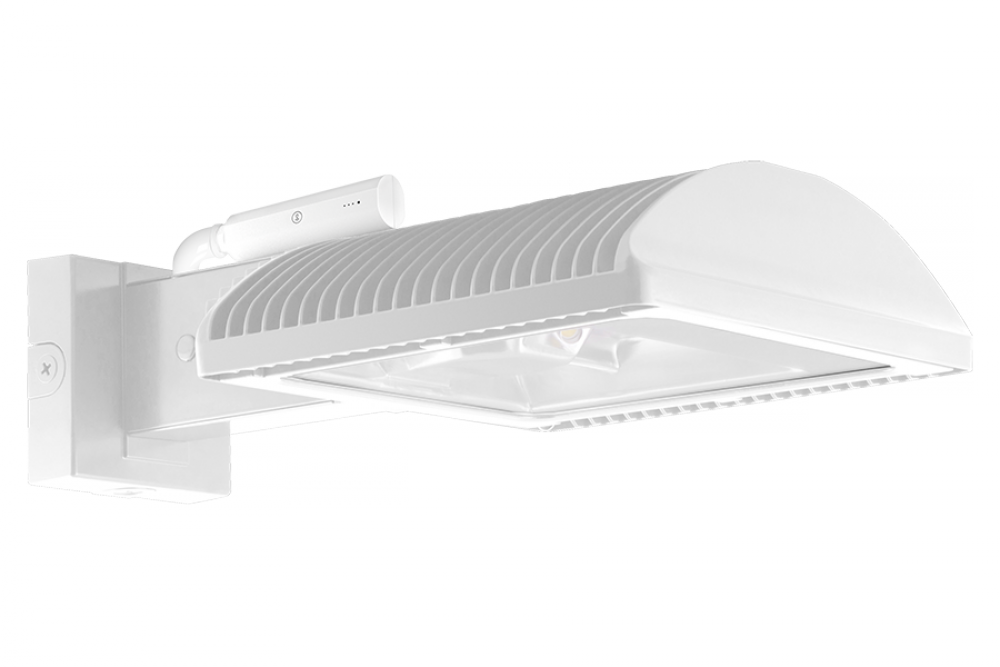 WALL PACKS 15966 LUMENS WPLED TYPE III 150W 3000K 0-10V DIMMING LIGHTCLOUD CONTROLLER WHITE