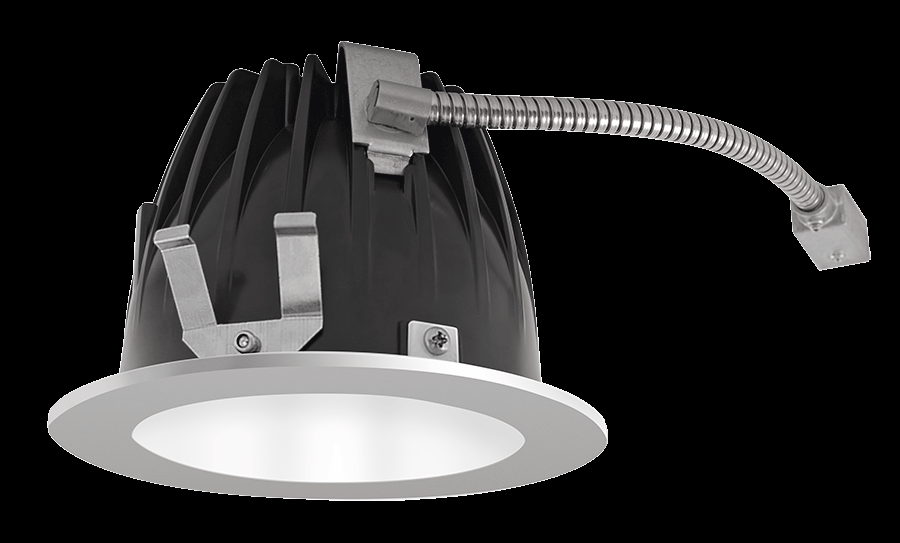 RECESSED DOWNLIGHTS 12 LUMENS NDLED4RD 4 INCH ROUND UNIVERSAL DIMMING 50 DEGREE BEAM SPREAD 2700K