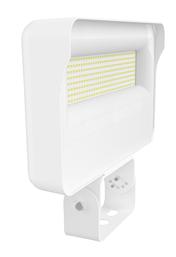 Floodlights, 20945 lumens, X34, 160W, trunnion mount, 80CRI 5000K, white, 120-277V, 0-10V dimming