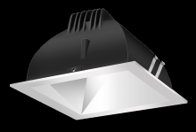 RAB Lighting NDLED6SD-WY-M-S - RECESSED DOWNLIGHTS 20 LUMENS NDLED6SD 6 INCH SQUARE UNIVERSAL DIMMING WALL WASHER BEAM SPREAD 300