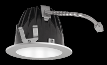 RAB Lighting NDLED4RD-50Y-W-S - RECESSED DOWNLIGHTS 12 LUMENS NDLED4RD 4 INCH ROUND UNIVERSAL DIMMING 50 DEGREE BEAM SPREAD 3000K