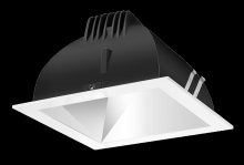 RAB Lighting NDLED6SD-80YHC-M-W - RECESSED DOWNLIGHTS 20 LUMENS NDLED6SD 6 INCH SQUARE UNIVERSAL DIMMING 80 DEGREE BEAM SPREAD 3000K