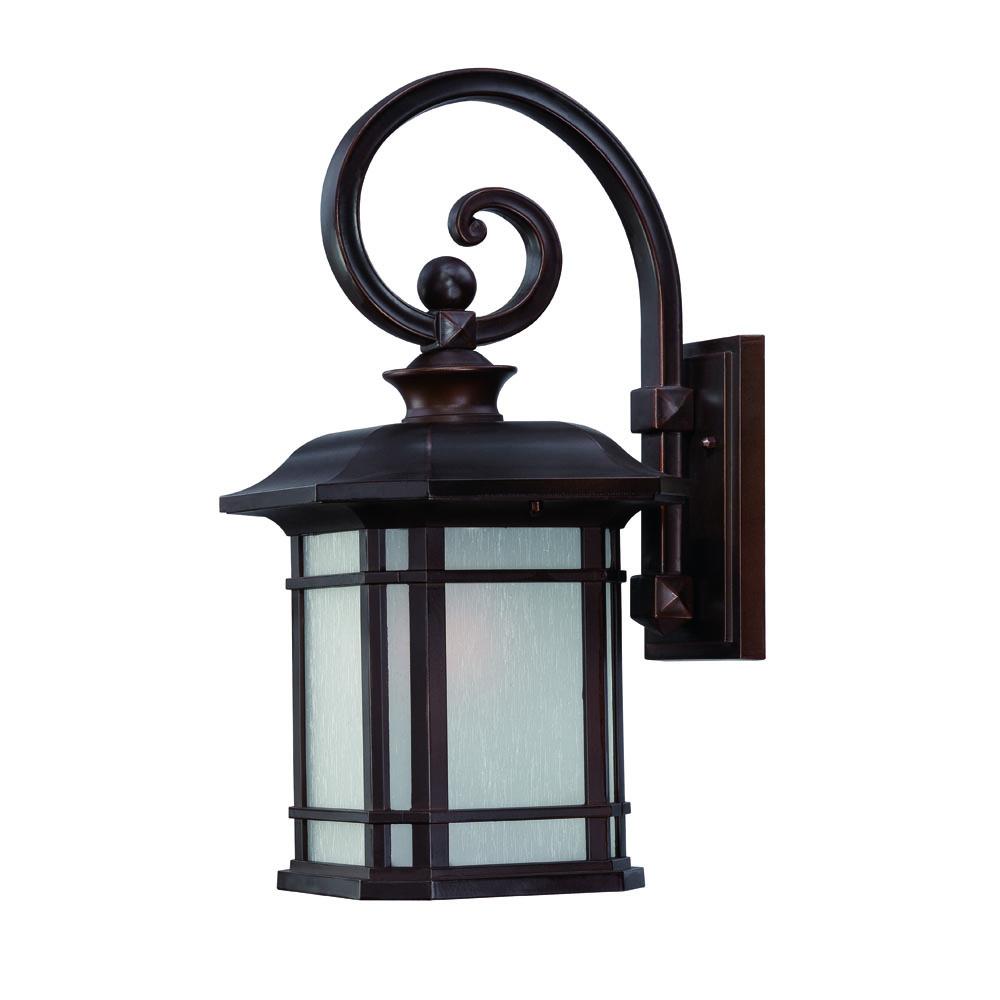 Somerset Collection Wall-Mount 1-Light Outdoor Architectural Bronze Light Fixture