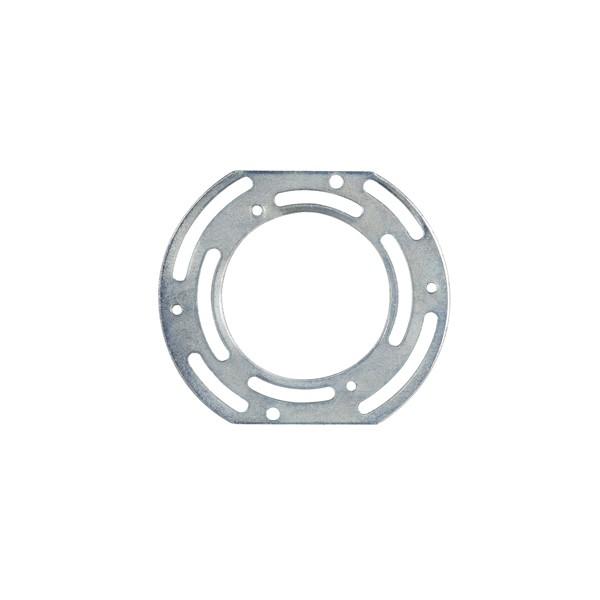 Round Universal Crossbar; Flat Sides; 4" Length; 3-1/2" Diameter; Screw Holes; 2-3/4" x