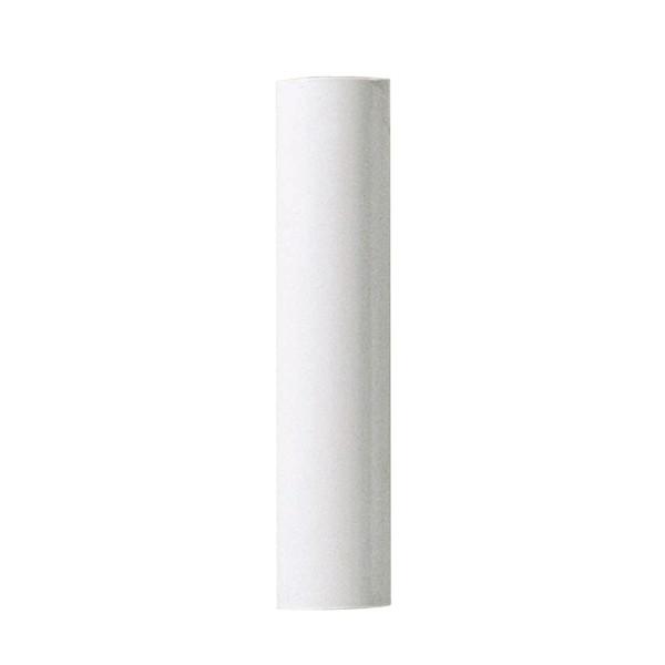 Plastic Drip Candle Cover; White Plastic; 13/16" Inside Diameter; 7/8" Outside Diameter;