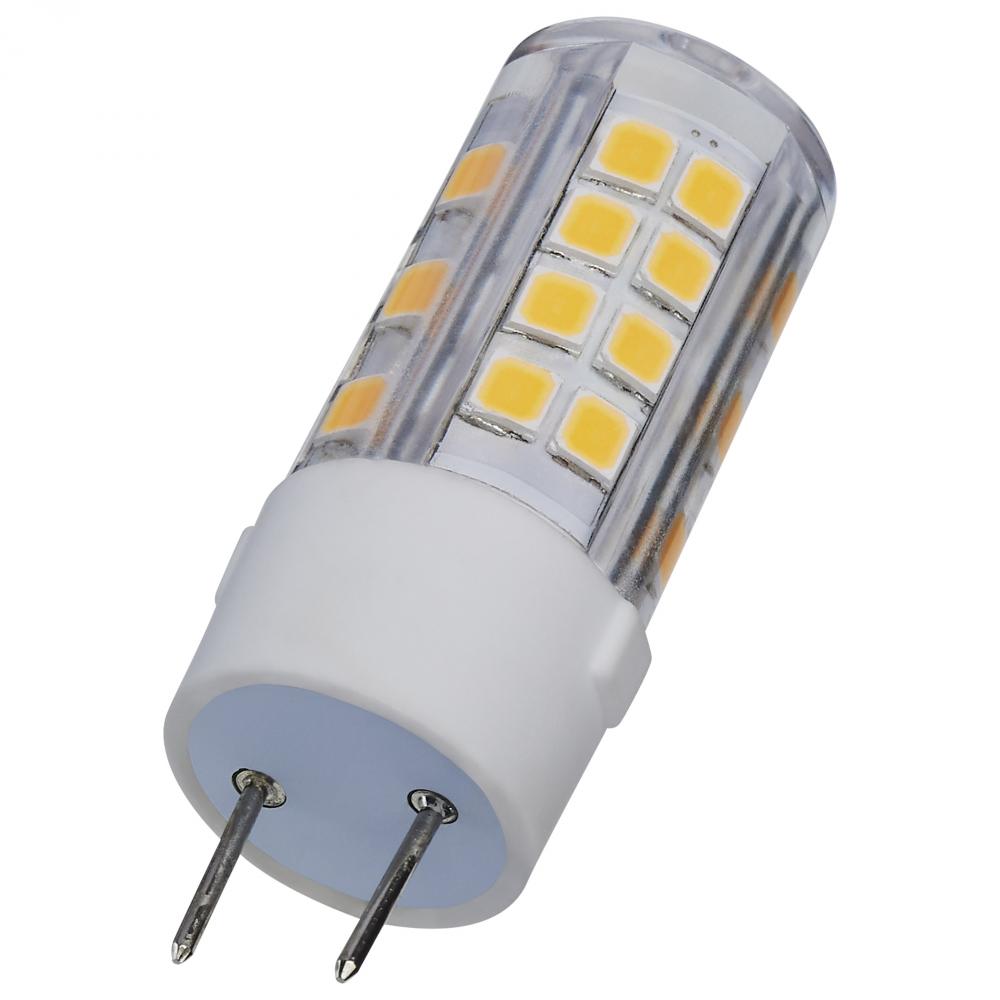 4.5 Watt Mini LED; G8 Base; 3000K; Clear Finish; 120 Volt