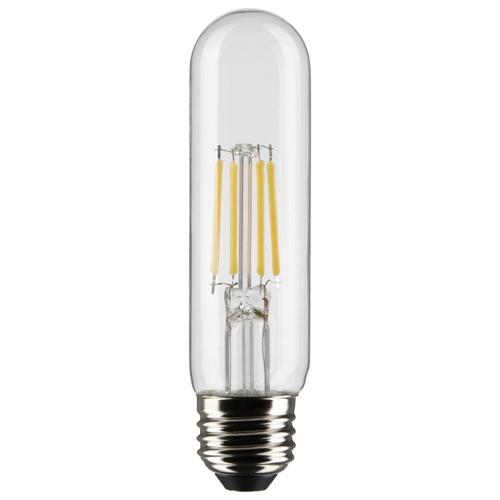 5.5 Watt T10 LED; Clear; Medium Base; 5000K; 450 Lumens; 120 Volt; 2-Pack