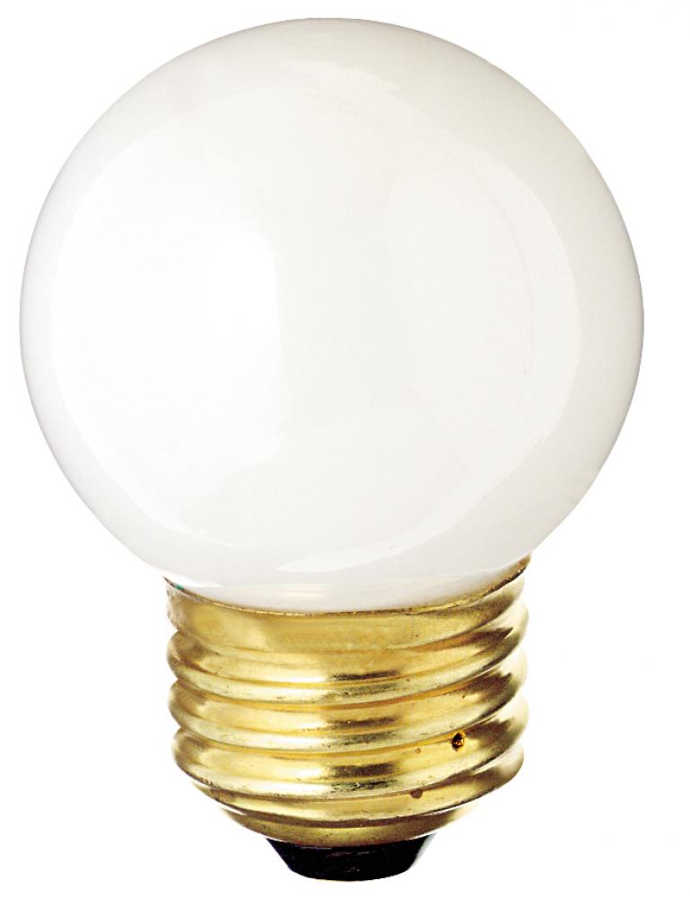 40 Watt G17 Incandescent; Gloss White; 1000 Average rated hours; 348 Lumens; Medium base; 130 Volt;