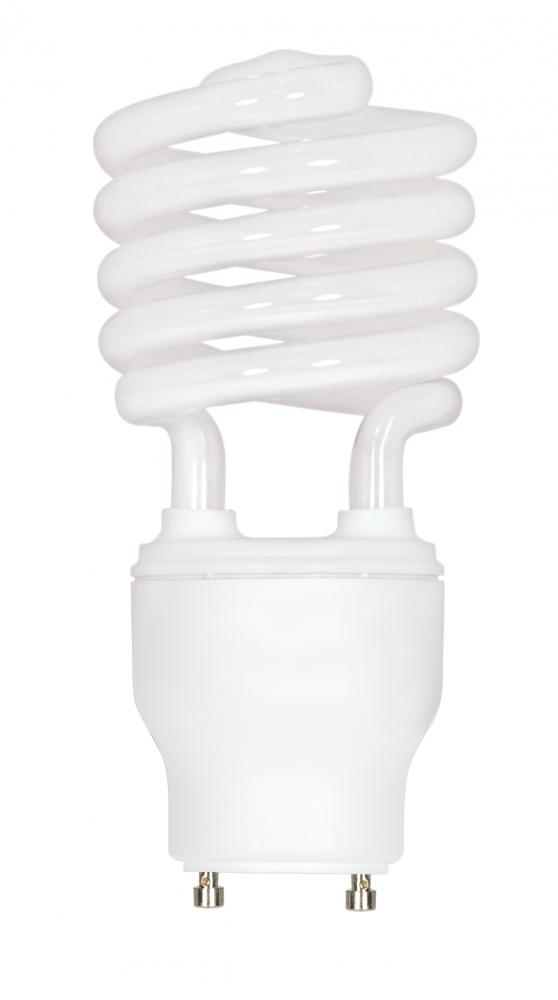 23 Watt; Mini Spiral Compact Fluorescent; 3500K; 82 CRI; GU24 base; 120 Volt