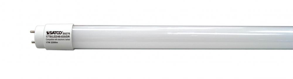 Discontinued - 17 Watt T8 LED; Medium bi-pin base; 3500K; 50000 Average rated hours; 2200 Lumens