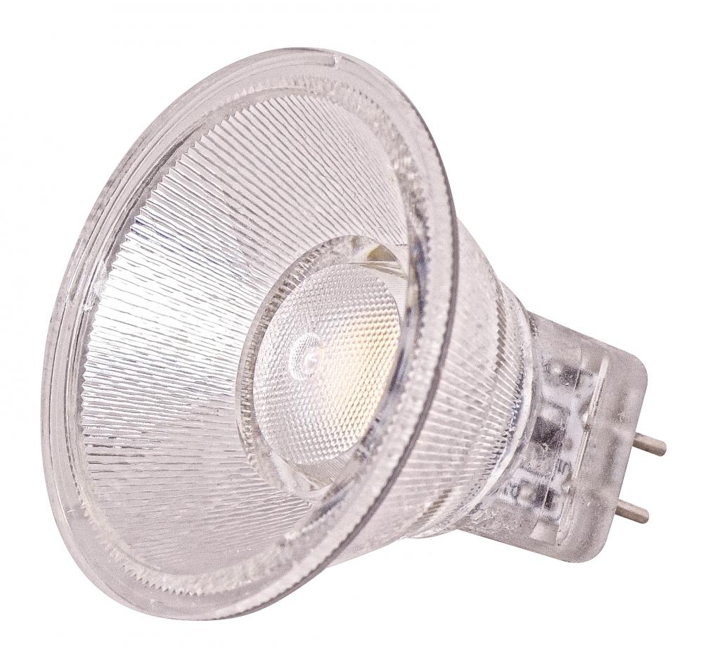 1.6W; LED MR11 LED; 5000K; 40 deg. beam spread; G4 base; 12 Volt AC/DC