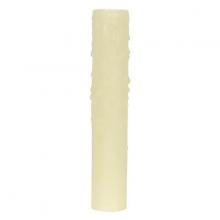 Satco Products Inc. 80/1987 - Bee's Drip (Bee's Wax) Candelabra Base; Ivory Finish; 7/8" Inside Diameter; 1-5/32"