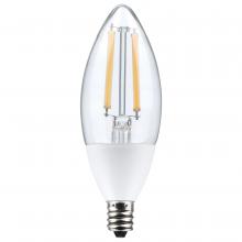 Satco Products Inc. S11478 - 5 Watt B11; Dusk to Dawn LED; 5000K; Candelabra Base; 120 Volt; 90 CRI; With Photocell