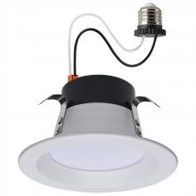 Satco Products Inc. S11638 - Starfish; 8 Watt LED Retrofit Downlight; 4 Inch; RGBTW; Round; White Finish