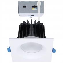 Satco Products Inc. S11673 - 16/20/24 Watt LED Remote Driver Downlight; 27K/30K/35K/40K/50K CCT; Field Selectable; Square; White