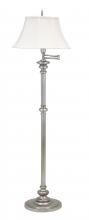 House of Troy N604-PTR - Newport Swing Arm Floor Lamp